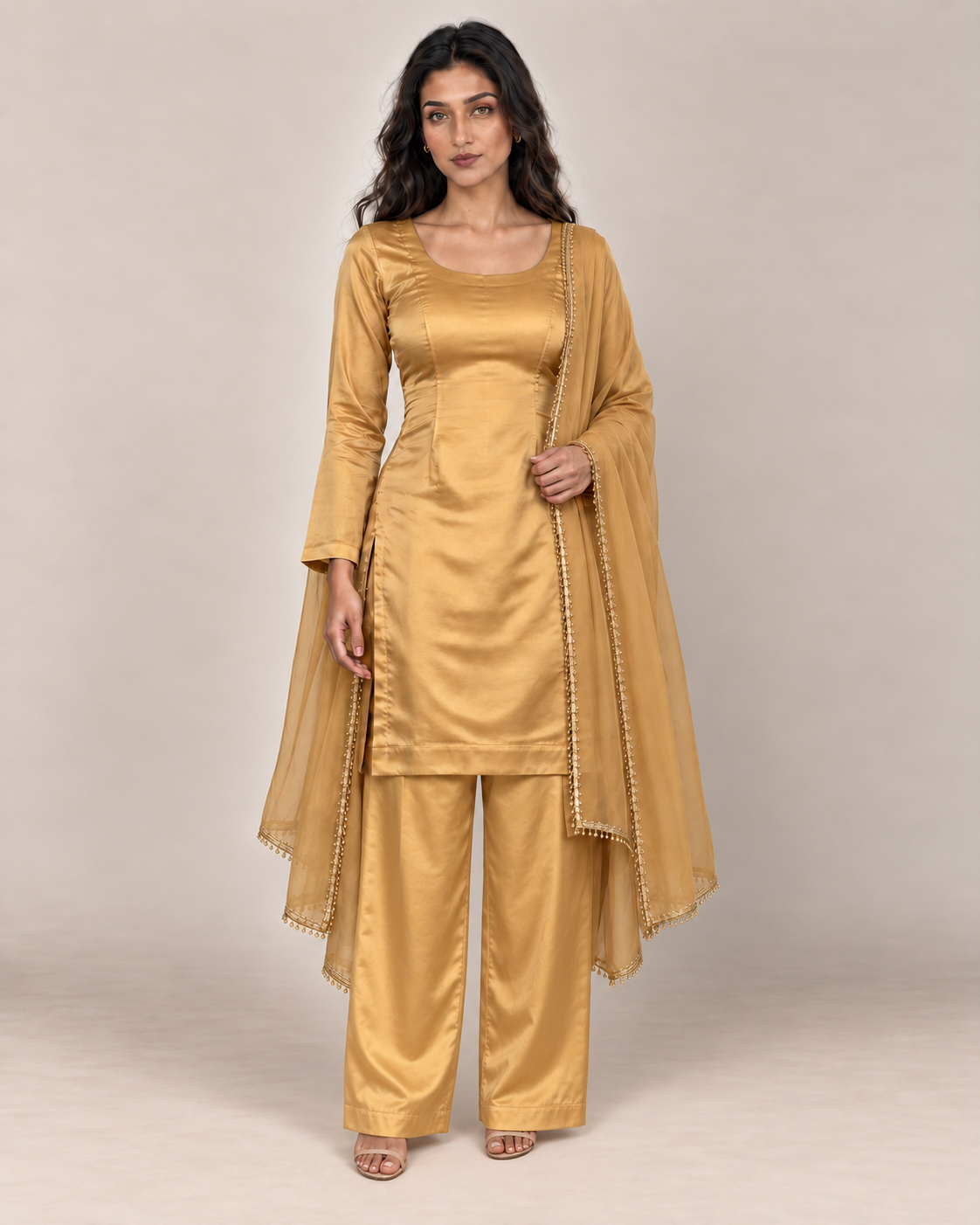 Golden Hour Suit full outfit