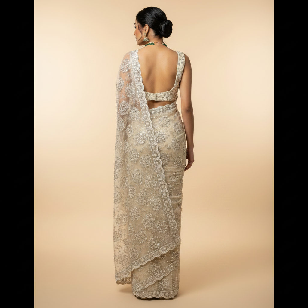 Ivory Empress Sari
